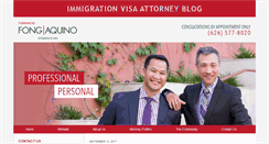 Desktop Screenshot of immigrationvisaattorneyblog.com
